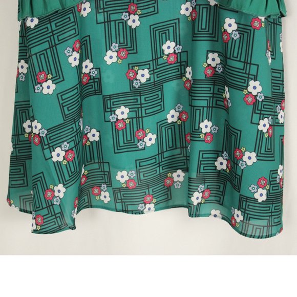 NWT Eloquii Floral Off Shoulder Top Size 18 - Picture 5 of 11